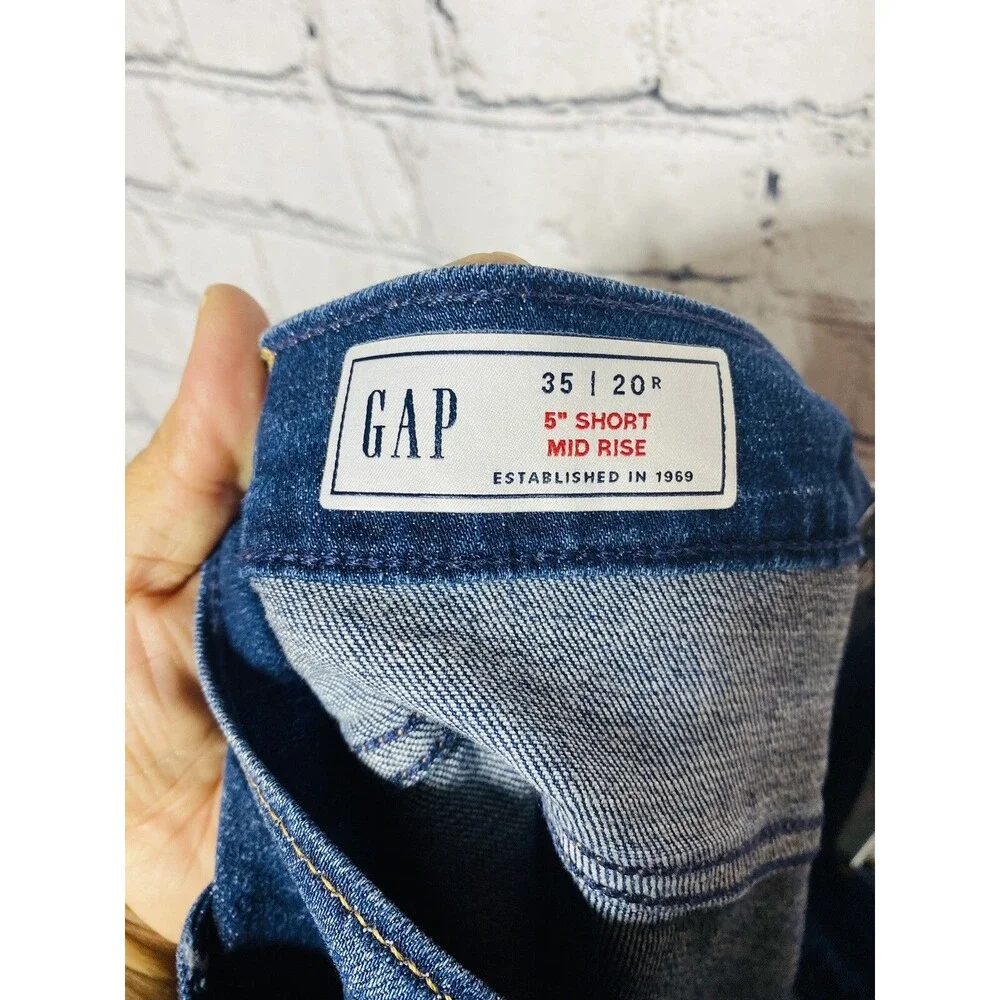 GAP Women's Jeans Shorts Blue 5